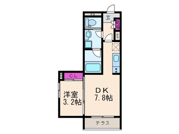 ＡＭＡ　ＷＥＳＴの物件間取画像